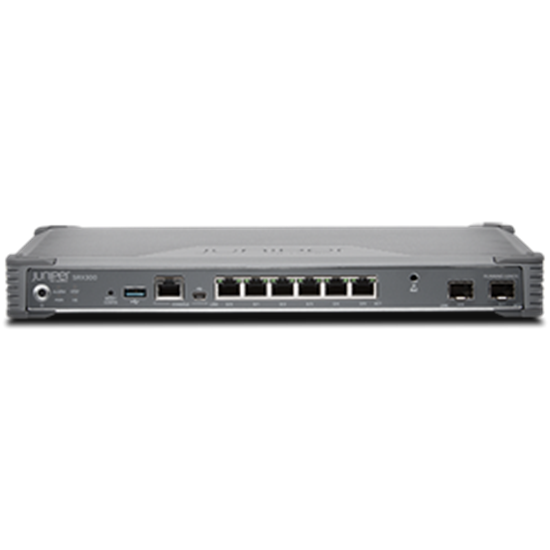 Picture of SRX320 Services Gateway, 8X1GE(W 2XSFP), 2X mPIM, 6X PoE